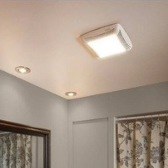 NUTONE Bathroom Ceiling Ventilation Exhaust Fan + Light (Model 763N)**NEW! - Picture 2 of 8